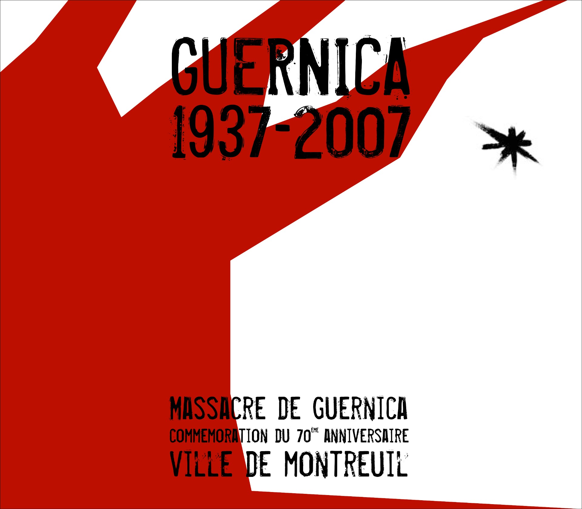 Commémoration du 70ème anniversaire du massacre de Guernica, Ville de Montreuil, 2007